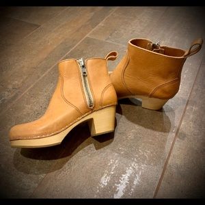 Swedish Hasbeens Leather Ankle Boot